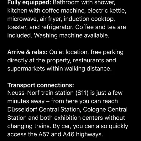 In - Close To Messe Duesseldorf & Cologne アパート *